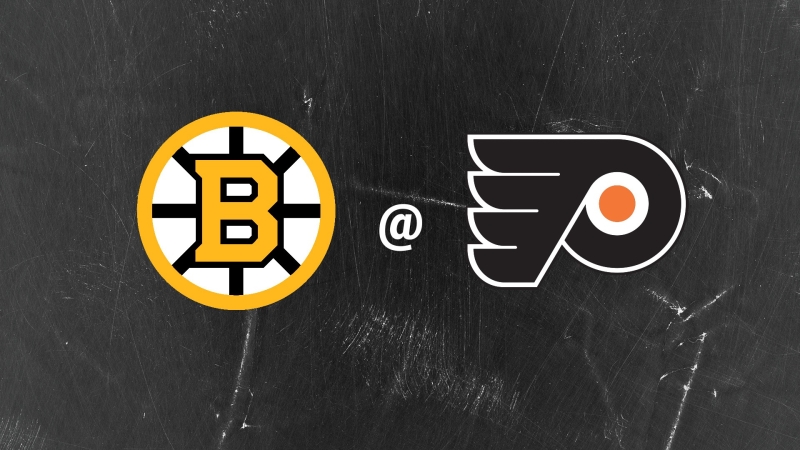 BOSTON BRUINS @ PHILADELPHIA FLYERS