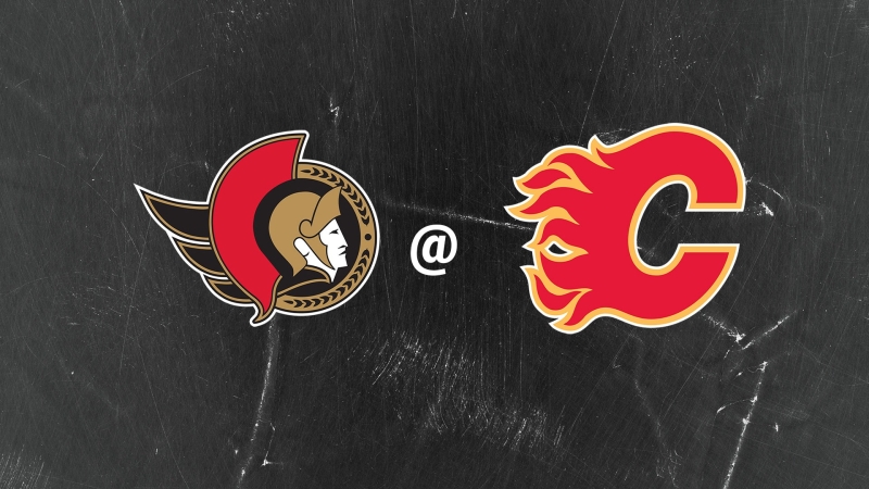 OTTAWA SENATORS @ CALGARY FLAMES